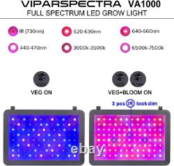 Viparspectra Plus Récent Dimmable 1000w Led Grow Light, Avec Bloom Et Veg Dimmer, Wi