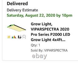 Viparspectra Pro Series P2000 Led Grow Light Full Spectrum Lamp Pour Veg&bloom