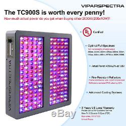Viparspectra Série Chronocommande Tc900s Dimmable 900w Led Grow Light Veg / Bloom