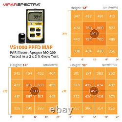 Viparspectra Vs1000 Led Grow Light Full Spectrum Samsung Lm301b Pour Veg Fleurs