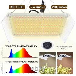 Whiterose 2000w Led Grow Light Panel Sunlike Full Spectrum Lamp For Seeding Veg