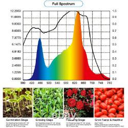 Wills Cob 1000w 2xcree Led Grow Light Full Spectrum Veg Flower Indoor Plants USA